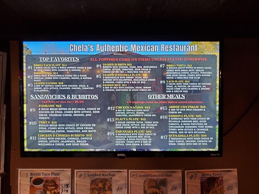 Chela's Kitchen Menu image 2