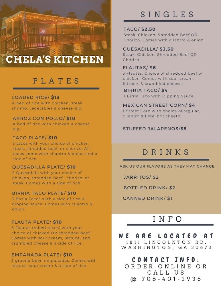 Chela's Kitchen Menu image 3